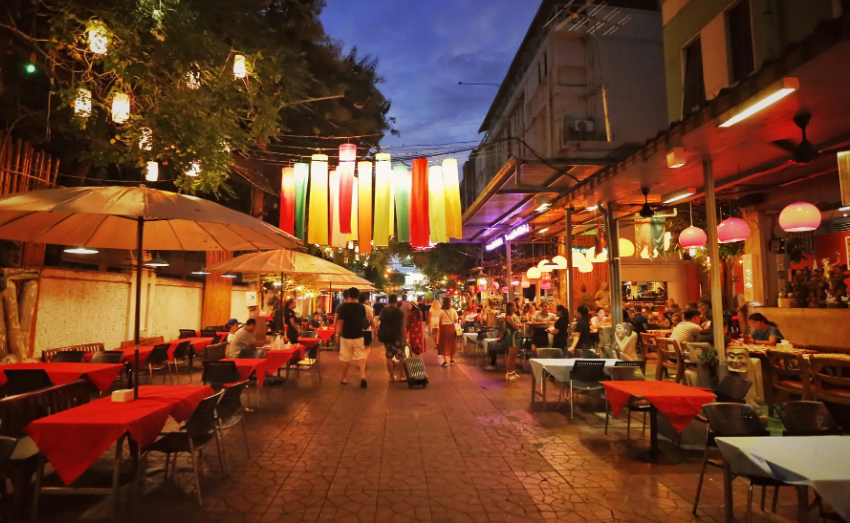 泰国曼谷考山路取消跨年夜活动