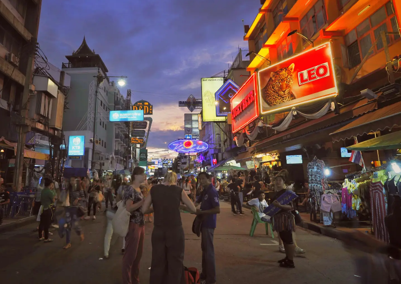 泰国曼谷考山路取消跨年夜活动