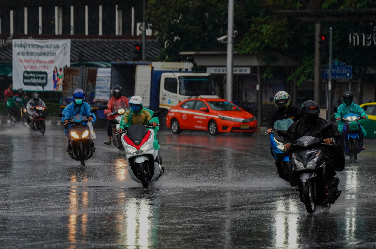 未来几天泰国全境大雨，25个府有洪水风险