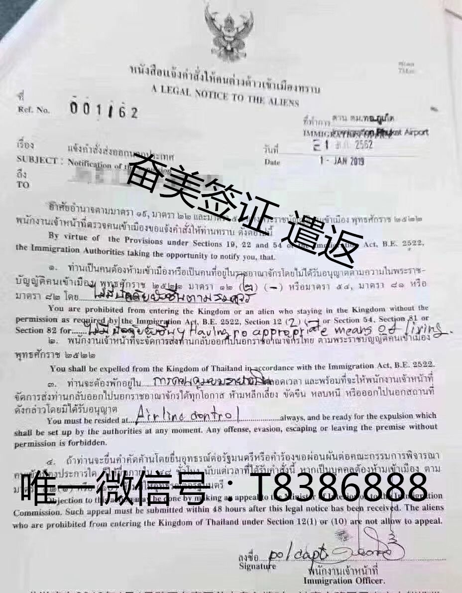 为什么会被泰国遣返呢(面临遣返的原因)